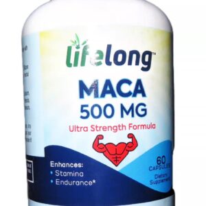 LIFELONG MACA 500 MG (ULTRA STRENGTH FORMULA) 60 CAPSULES ($43.99)