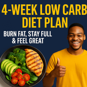 4-Week Low Carb Diet Plan: Burn Fat, Stay Full & Feel Great