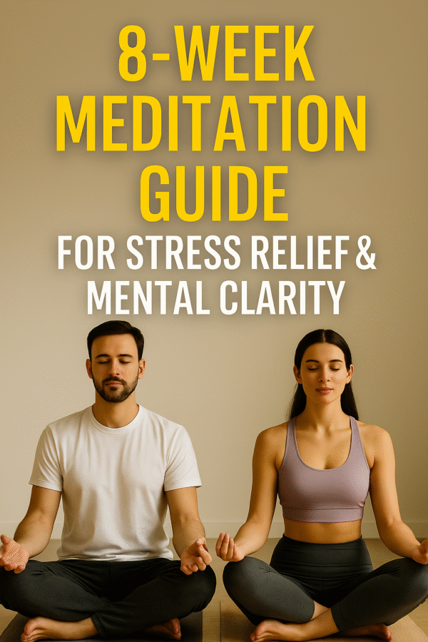 8-Week Meditation Guide for Stress Relief & Mental Clarity
