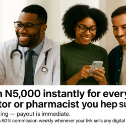 Young Nigerians earning ₦5,000 and 60% commission by networking with doctors and pharmacists