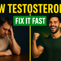 Man tired and stressed — low testosterone warning signs